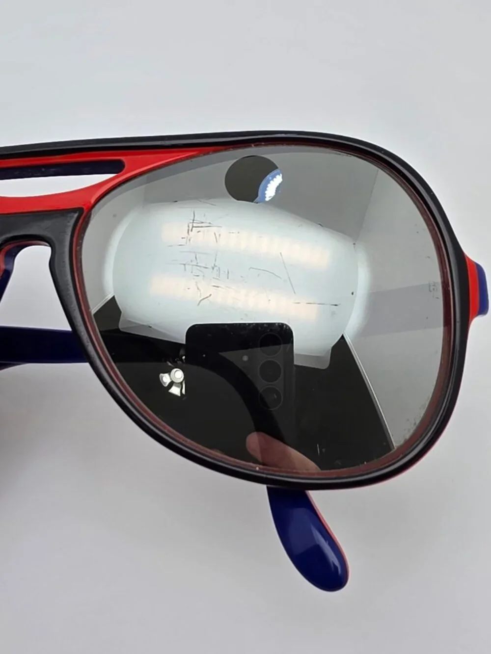 Ray-Ban B&L L9722 Powderhorn Black Frame G-31 Silver Mirror Aviator Sunglasses
